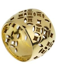 Louis Vuitton - 18K Monogram Cocktail Ring (Authentic Pre-Owned) - Lyst
