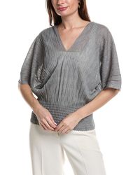 Lafayette 148 New York - Origami Pleated Sweater - Lyst