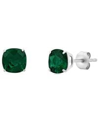 MaxColor - 4.50 Ct. Tw. Lab-Grown Emerald Studs - Lyst