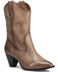 Frye - June Leather Western Boot - Lyst