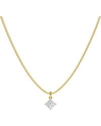 Lab Grown Diamonds - 18K Over 1.00 Ct. Tw. Lab-Grown Diamond Necklace - Lyst