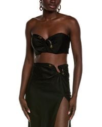 Bardot - Dylan Satin Bandeau Top - Lyst