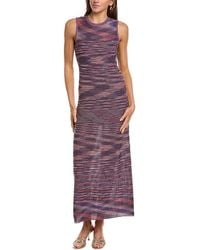 Missoni - Missoni Abito Lungo Wool-Blend Midi Dress - Lyst