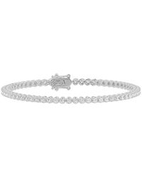 Lab Grown Diamonds - 14K 1.50 Ct. Tw. Lab-Grown Diamond Tennis Bracelet - Lyst