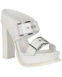 McQueen - Boxcar Leather Sandal - Lyst