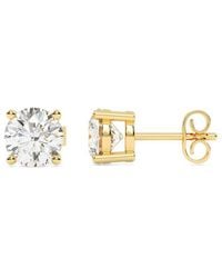 Lab Grown Diamonds - 14K 5.00 Ct. Tw. Lab-Grown Diamond Earrings - Lyst