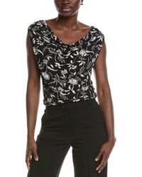 Tahari - Cowl Neck Top - Lyst