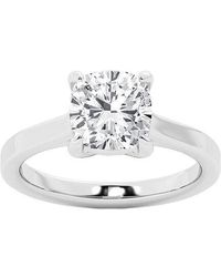 Lab Grown Diamonds - 14K 3.00 Ct. Tw. Lab-Grown Diamond Solitaire Engagement Ring - Lyst