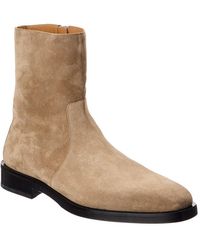 Ferragamo - Gerald Suede Boot - Lyst