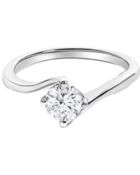 Haus of Brilliance - 14K 0.79 Ct. Tw. Lab-Grown Diamond Solitaire Ring - Lyst
