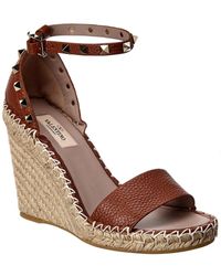 valentino espadrille wedge sale