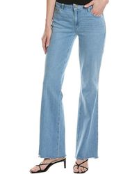 PAIGE - Skyline Divine Distressed Bootcut Jean - Lyst