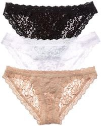 Hanky Panky - Set Of 3 Brazilian Bikini - Lyst