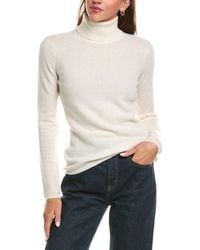InCashmere - Basic Turtleneck 100% Cashmere Sweater - Lyst