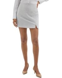 Theory - Wool-Blend Mini Skirt - Lyst
