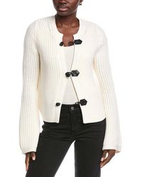 Rebecca Taylor - Novelty Toggle Wool Cardigan - Lyst