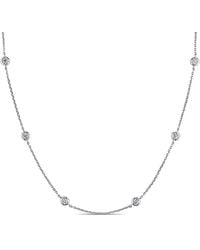 Diamond Select Cuts - 14K 0.50 Ct. Tw. Diamond Station Necklace - Lyst