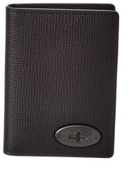 Mulberry - Postman Plaque Leather Card Wallet - Lyst