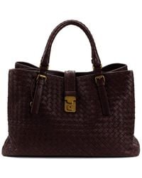 Bottega Veneta - Intrecciato Leather Roma Bag (Authentic Pre-Owned) - Lyst