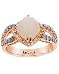 Le Vian - 14k Strawberry Gold® 1.61 Ct. Tw. Diamond & Opal Ring - Lyst