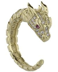 Ebru Jewelry - Protection & Luck Cz Wrap Adjustable Ring - Lyst