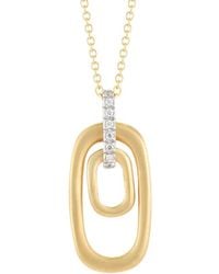 Reiss - 14K 0.08 Ct. Tw. Diamond Necklace - Lyst