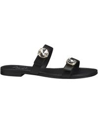 Agl Attilio Giusti Leombruni - Summer Stones Leather Slides - Lyst