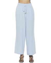 Alexia Admor - Xila Linen-Blend Wide Leg Pant - Lyst