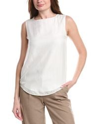 Fabiana Filippi - Silk Boatneck Top - Lyst