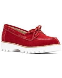 Donald J Pliner - Harlie02 Suede Lug Bottom Boat Shoe - Lyst