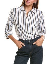 Madewell - The Signature Y-Neck Shirt - Lyst