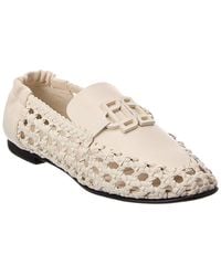Jonathan Simkhai - Dion Woven Leather Loafer - Lyst