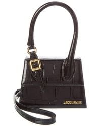 Jacquemus - Le Chiquito Moyen Boucle Croc-embossed Leather Shoulder Bag - Lyst