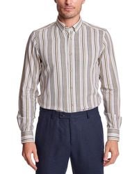 Paisley & Gray - Brian Linen-Blend Shirt - Lyst
