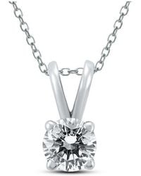 Diamond Select Cuts - 14K 0.09 Ct. Tw. Diamond Necklace - Lyst