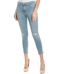 J Brand 835 Surge Skinny Crop - Blue