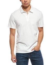 Vince - Garment Dye Polo Shirt - Lyst
