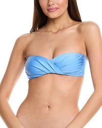 MILLY - Gloss Twist Bandeau Top - Lyst