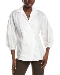 Max Mara - Weekend Ceci Silk-Blend Wrap Top - Lyst