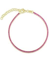 Sphera Milano - 18K Over Cz Bracelet - Lyst