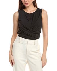 Tahari - Crisscross Wrap Top - Lyst