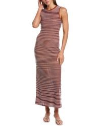 Missoni - Abito Lungo Wool-Blend Midi Dress - Lyst
