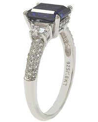 Suzy Levian - 18k & Silver 3.02 Ct. Tw. Sapphire Ring - Lyst