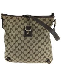 Gucci - Coated/Waterproof Canvas Abbey Shoulder Bag (Authentic Pre-Loved) - Lyst