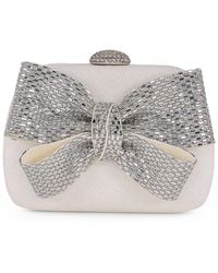 Badgley Mischka - Emmy Sparkle Jacquard Clutch - Lyst