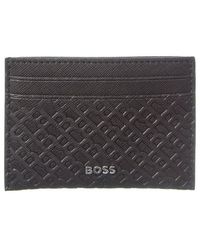 BOSS - Zair Leather Card Case - Lyst