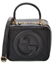 Gucci - Blondie Top Handle Leather Shoulder Bag - Lyst