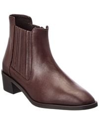 Aquatalia - Carmie Weatherproof Leather Bootie - Lyst