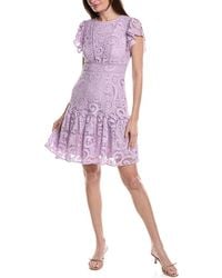 Nanette Lepore - Valentina Re-embroidered Mini Dress - Lyst