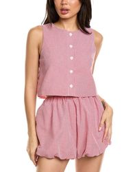 LUXE ALWAYS - Check Top - Lyst